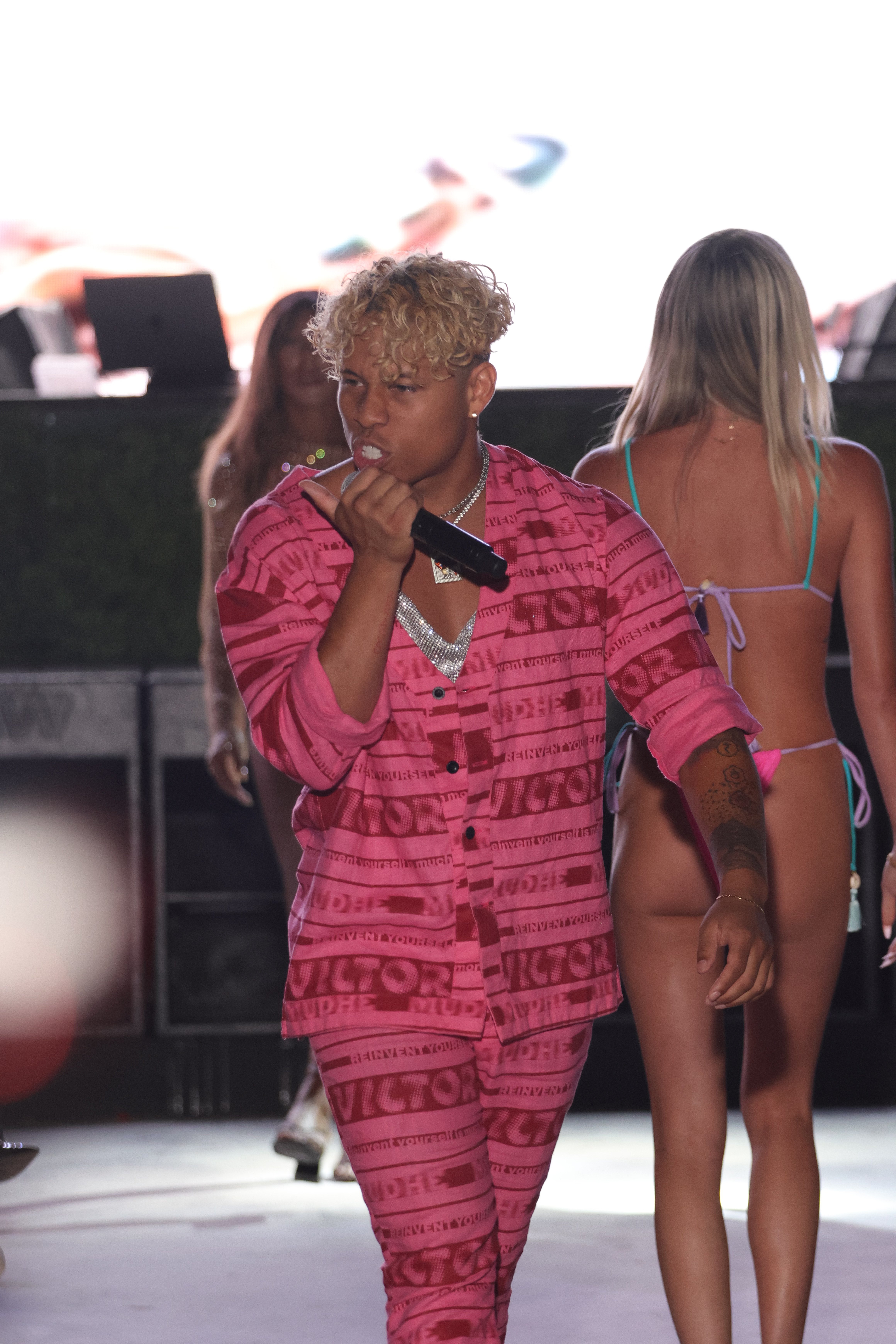 Ziggy performing on runway
