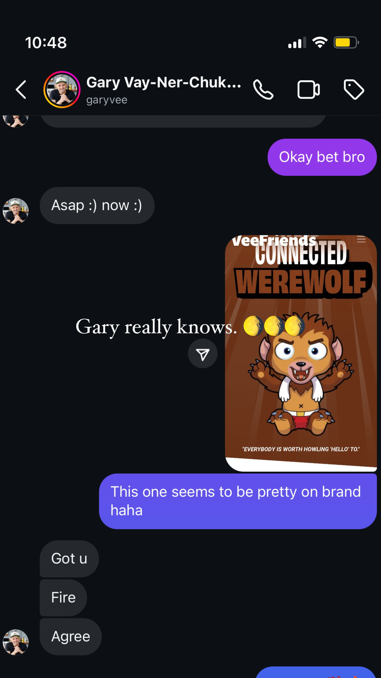 Gary Vaynerchuk endorsement
